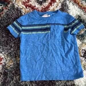 Cat and Jack 2T Vibrant Blue Striped Kids Tee